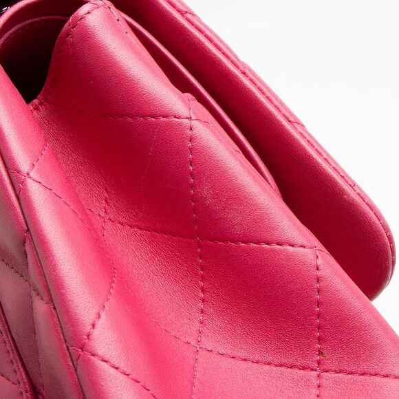 Chanel Lambskin Classic Jumbo Double Flap Bag - Picture 15 of 16